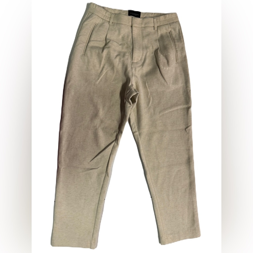Scotch and soda club nomade beige track pants sweats women’s size small